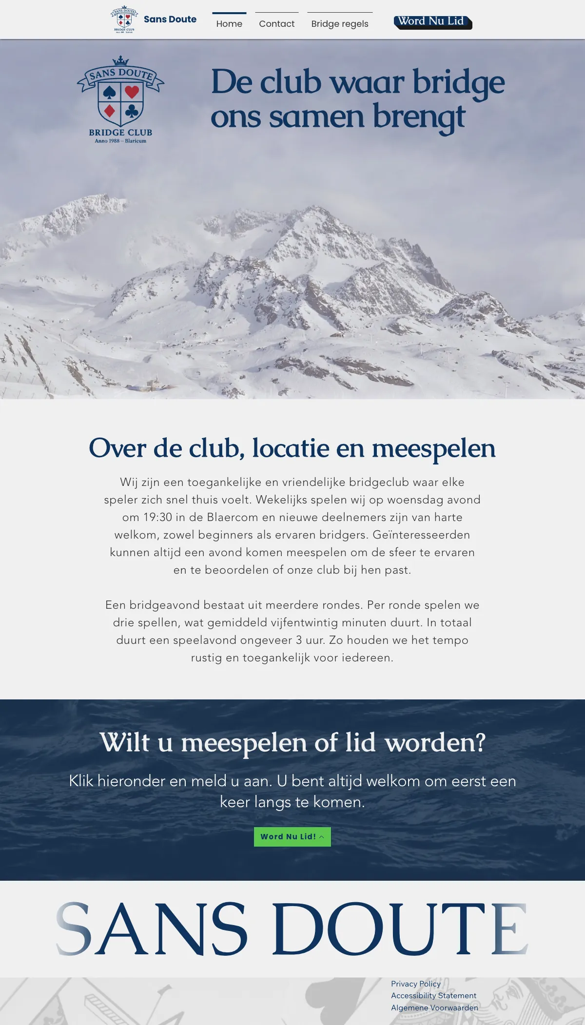 Bridgeclub Sans Doute — bridgeclubsansdoute.nl